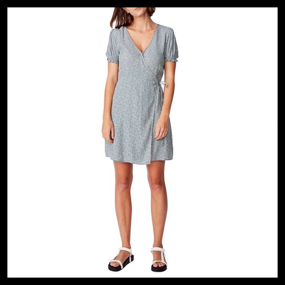 COTTON ON Woven Amy Wrap Mini Dress - Picture 2 of 6